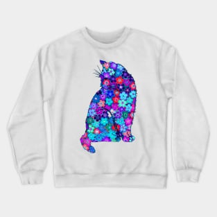 Colorful cat Crewneck Sweatshirt